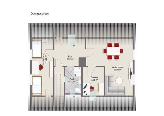 Grundriss DG (Abb. ähnlich)