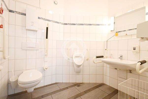 Das WC im Erdgeschoss