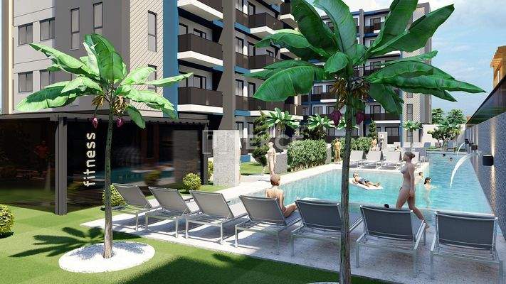 Apartments with Swimming Pool and Underground Parking in Antalya