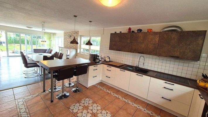 offener Blick aus Ihrer Küche