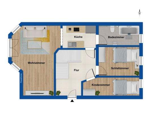 Grundriss Erdgeschoss