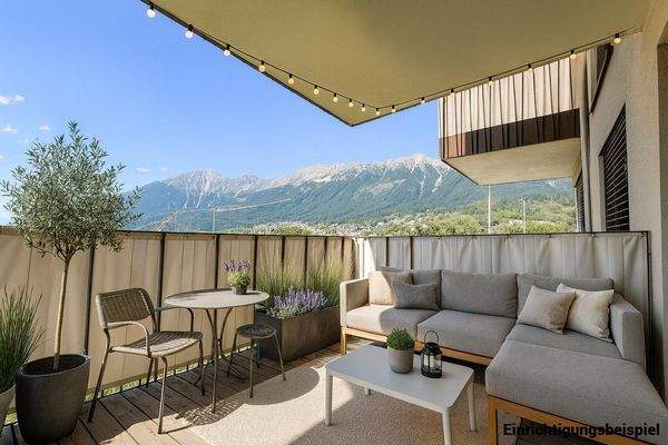 Balkon Einrichtungsbeispiel