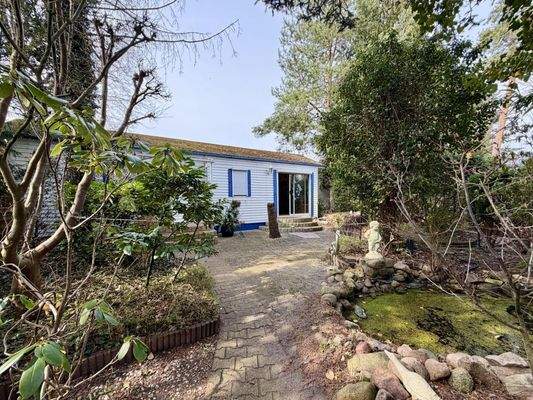 Fertighaus im hinteren Bereich