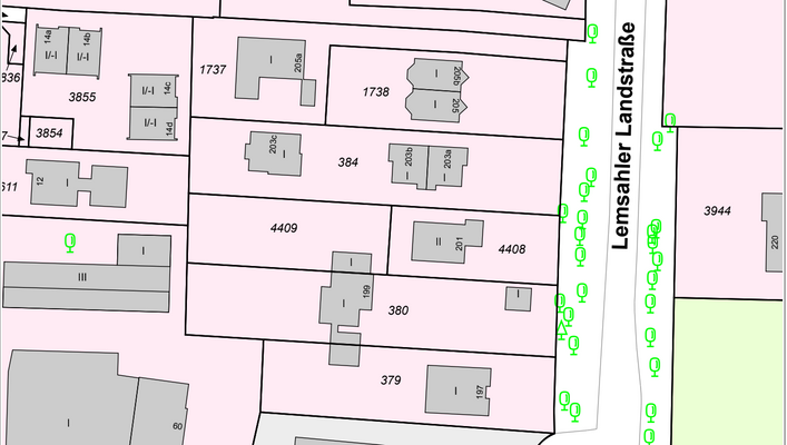 Lemsahler-Landstraße_Ausschnitt_Flurkarte