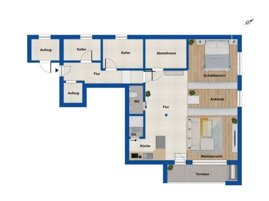 Grundriss Souterrain