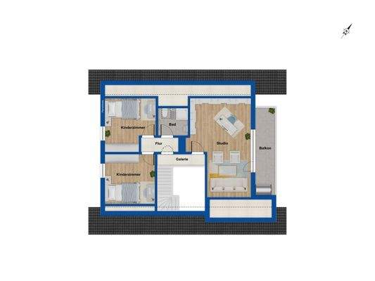 Grundriss Dachgeschoss