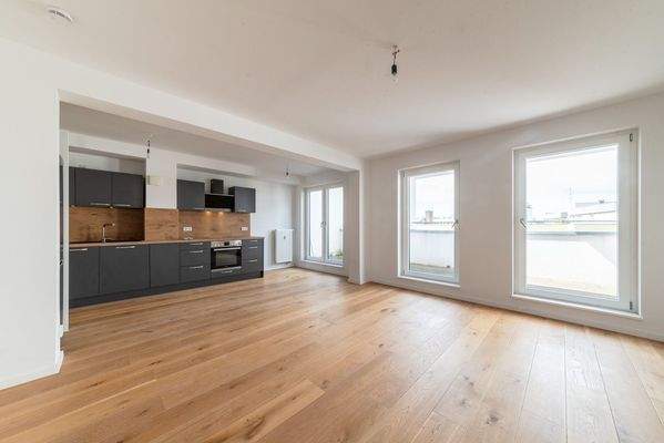 Wohnraum Balkonblick