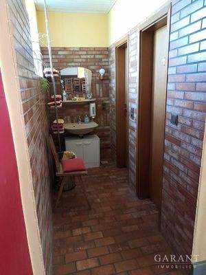 Sanitärbereich im gewerbeteil