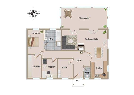 Grundriss - Erdgeschoss