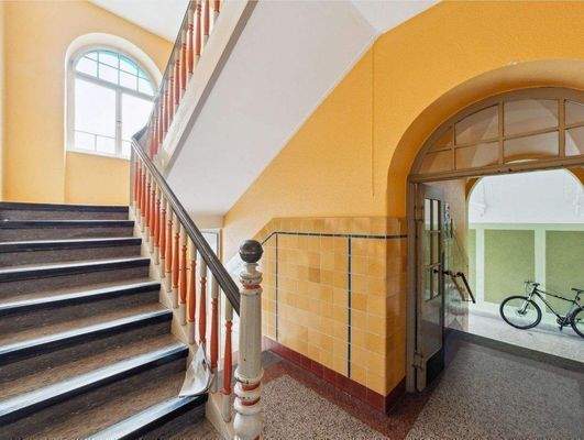 Gepflegtes Treppenhaus