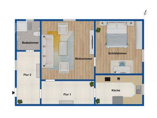 Grundriss Erdgeschoss