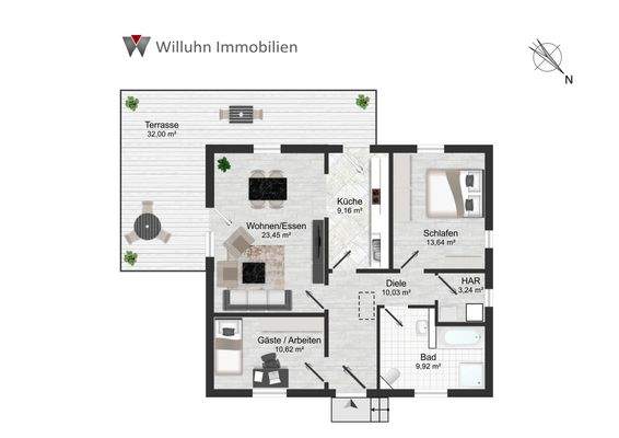 Grundriss Erdgeschoss 