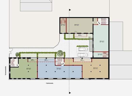 Planung 2 Obergeschoss