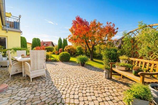 Ausblick von der 1. Terrasse 