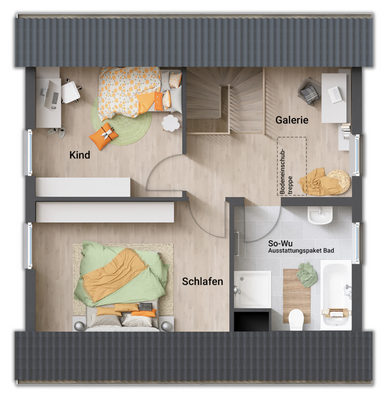 8 - Grundriss-Dachgeschoss
