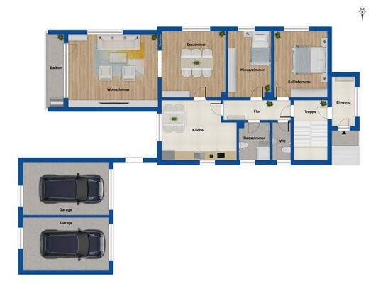 Grundriss - Erdgeschoss