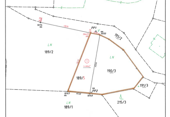Grundstücksplan Pinsdorf