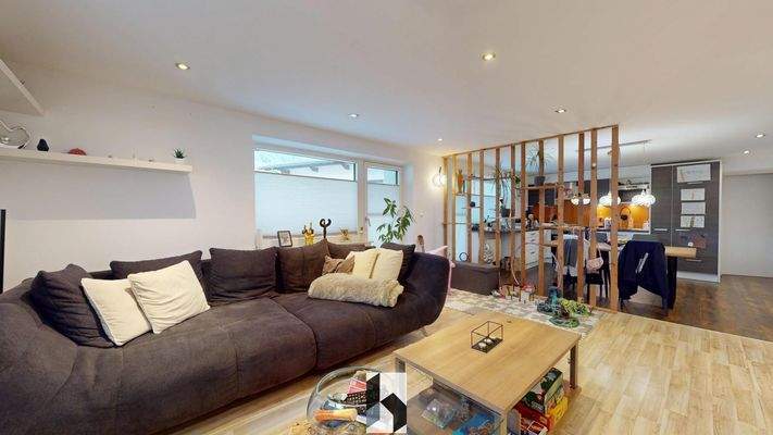 1. OG Wohn-, Koch-, Essbereich