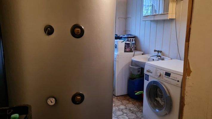 Waschküche mit Heizung