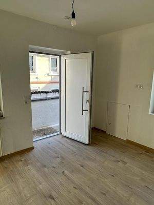 Hochparterre: Eingang zur Wohnung 