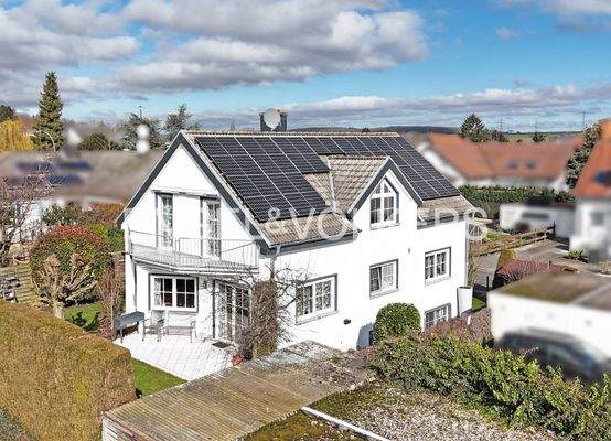 Seitenansicht Photovoltaikanlage