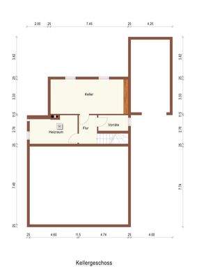 Grundriss Keller