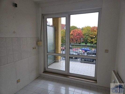 Blick auf die Loggia