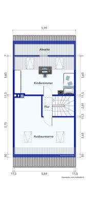Grundriss 2. Obergeschoss