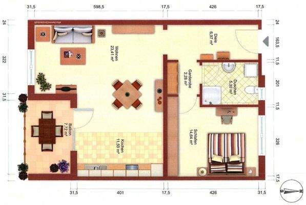 Grundriss ohne Gewähr
