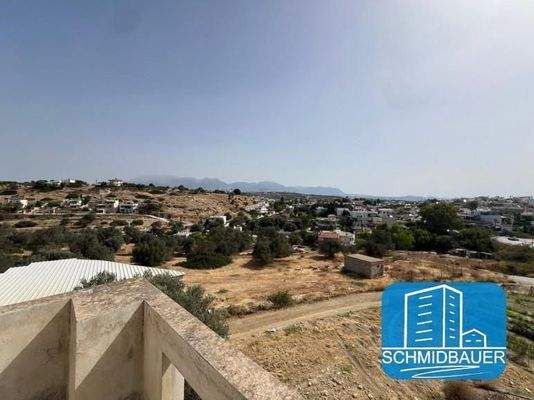 Kreta, Pitsidia: Rohbau - Unfertiges Haus in herrlicher Lage zu verkaufen