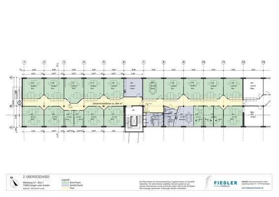 Übersichtsplan 2. OG