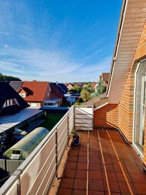 Sonniger Balkonblick