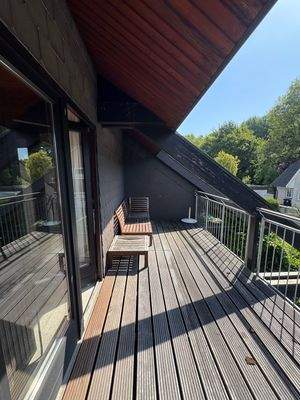 Balkon mit Außentreppe