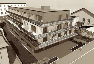 Strassenansicht Rizzistrasse