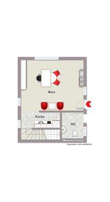 Haus rechts EG möbliert