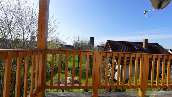 Blick vom OG-Balkon