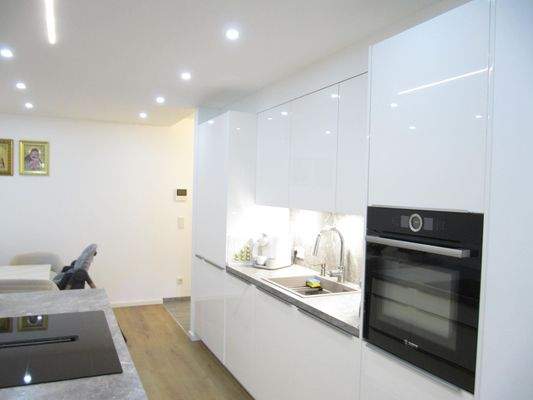 Küche im Wohn- Essbereich