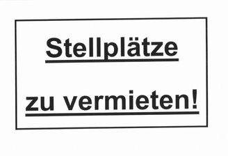 Stellplätze zu vermieten!