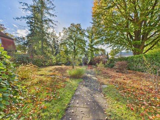 Weg vom Haus zur Straße