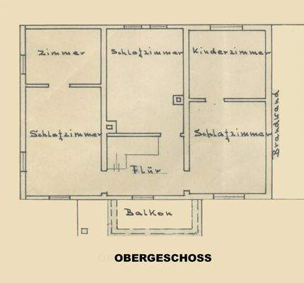 Grundriss Obergeschoss