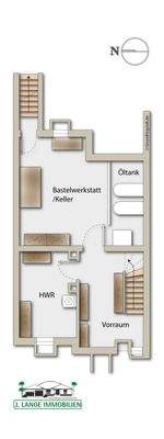 Kellergeschoss, animiert, möbliert