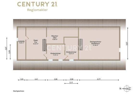 Grundriss Obergeschoss