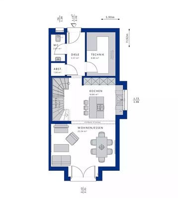 Doppelhaus-Celebration-114-V2-L-Grundriss-EG