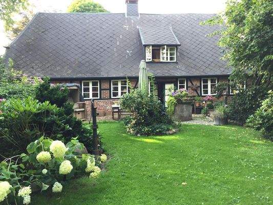 Rückansicht vom Garten