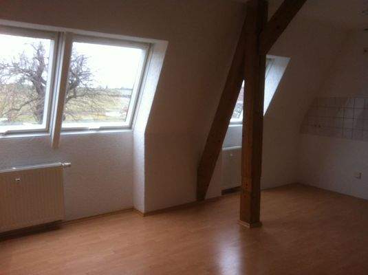 Wohnzimmer mit Küche