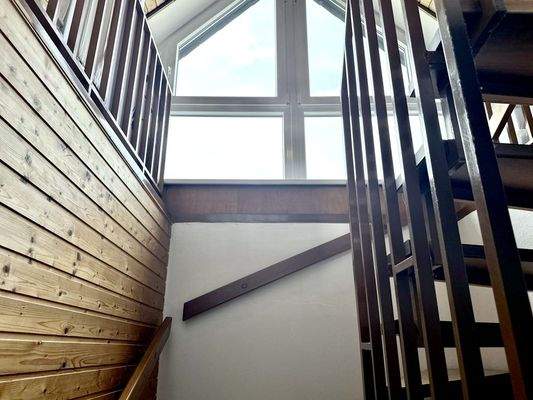 Treppe innerhalb der Wohnung