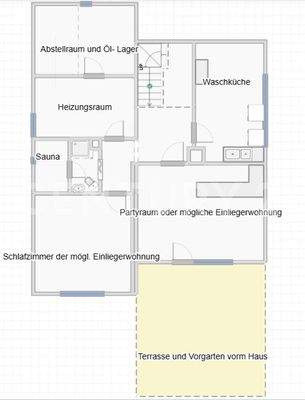Grundriss Untergeschoss