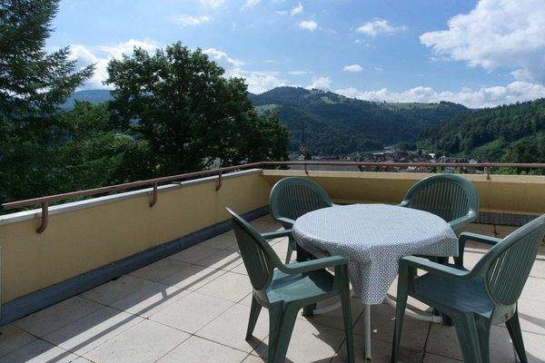 Aussicht vom Panoramabalkon