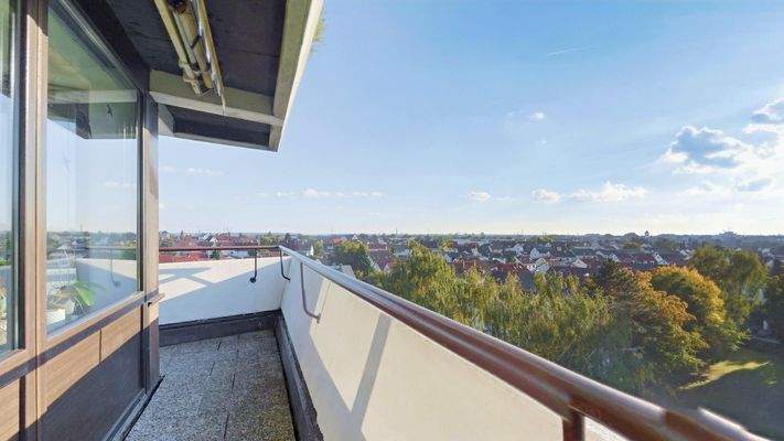 Balkon Blickrichtung Süden