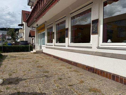 Außenterrasse Gastrobereich